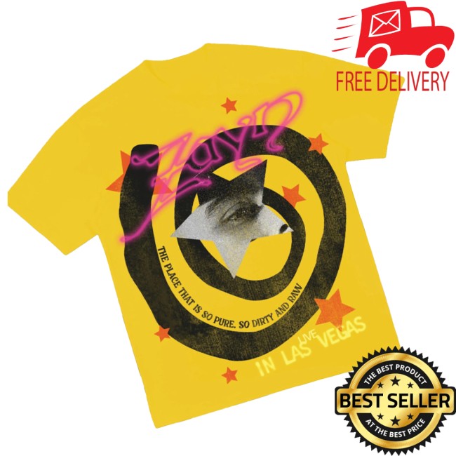 Zayn Official Store Merch Collage Live In Vegas Tee Zayn Official Store Merch Collage Live In Vegas Tee