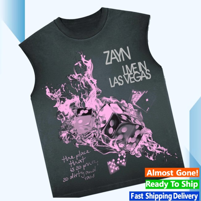 Zayn Official Store Merch Live In Vegas Tank Zayn Official Store Merch Live In Vegas Tank