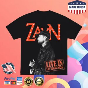 Zayn Official Store Merch Vegas Red Logo Tee