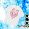 Sike Ops Shop Merch Store Love Bomber Distressed White Pink Tee