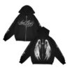 Sad Boyz Merch Store Shop Angel Wingz Zip Up Hoodie