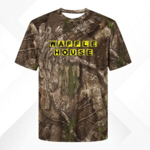 Waffle House Store Merch Camo Short Sleeve Performance Tee