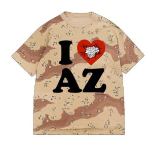 Gatecreeper Merch Store Shop I Heart Az Desert Camo Tee