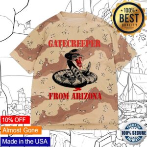 Gatecreeper Merch Store Shop From Arizona Desert Camo Tee