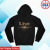 Live The Band Merch Store Moon Zip Hoodie
