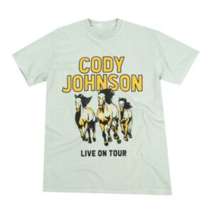 Cody Johnson Store Merch Horses 2026 Tour Tee