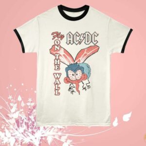 Acdc Merch Store Shop Fly On The Wall Ringer T-Shirt
