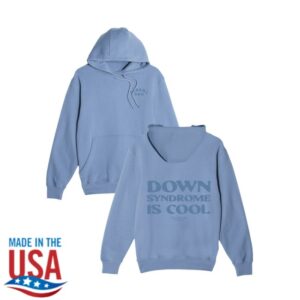 Burger Family Foundation Store Merch Blue Down Syndrome Is Cool Hoodie