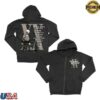 My Chemical Romance Merch Store The Black Parade Tour Zip Hoodie