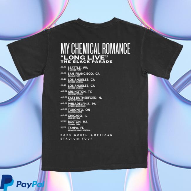 My Chemical Romance Merch Store The Dictator Tour Tee 4 My Chemical Romance Merch Store The Dictator Tour Tee