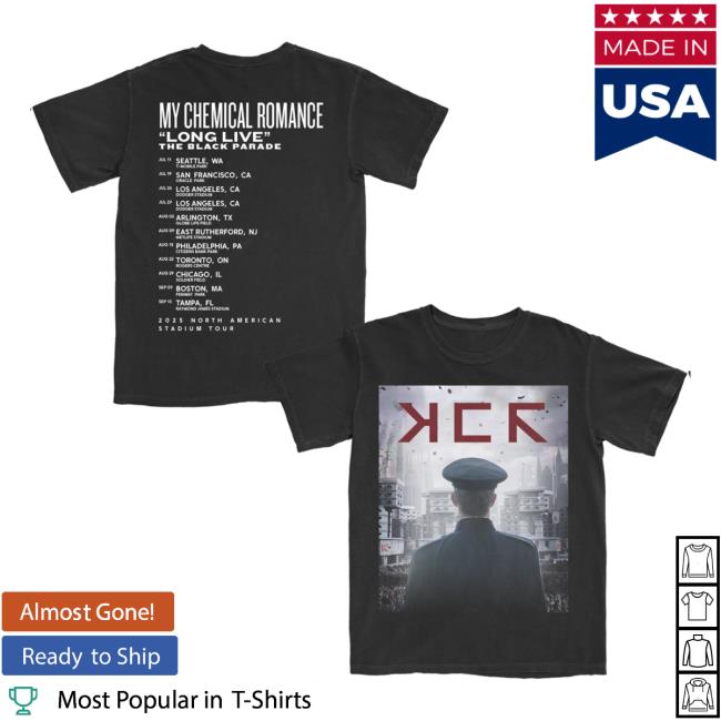 My Chemical Romance Merch Store The Dictator Tour Tee 5 My Chemical Romance Merch Store The Dictator Tour Tee