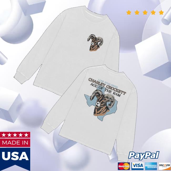 Charley Crockett Store Merch Shop Age Of The Ram Longsleeve T-Shirt 3 Charley Crockett Store Merch Shop Age Of The Ram Longsleeve T-Shirt