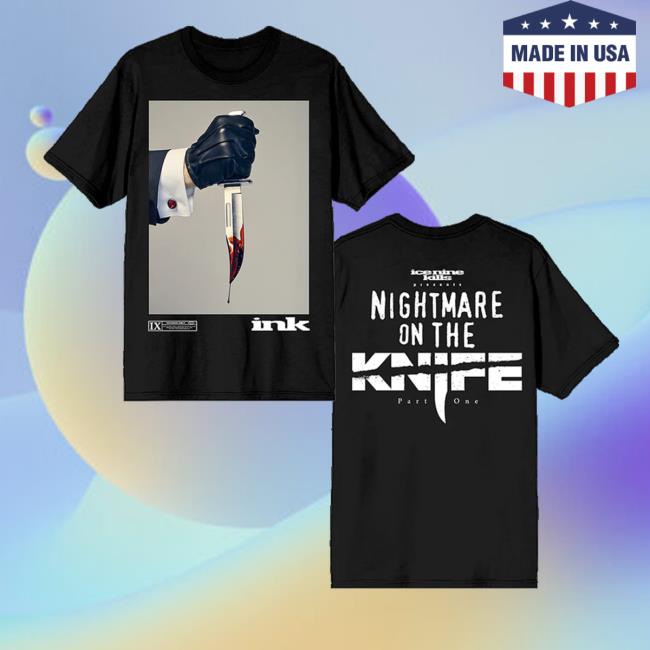 Ice Nine Kills Merch Store Shop Psycho's Only Nightmare On The Knife Part 1 Tee 2 Ice Nine Kills Merch Store Shop Psycho's Only Nightmare On The Knife Part 1 Tee