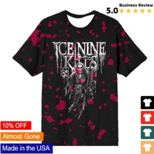 Ice Nine Kills Merch Store Shop Grim Reaper Dye Tee