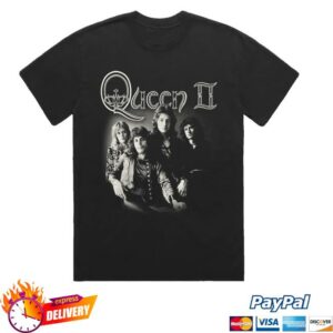 Queen Online Store Merch Shop Queen Ii Photo Black T-Shirt