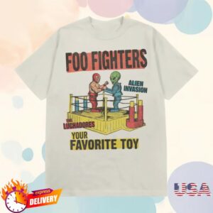 Foo Fighters Store Merch Alien V Lucha Tee