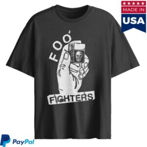 Foo Fighters Store Merch Choose Your Color Lighter In Hand Tee
