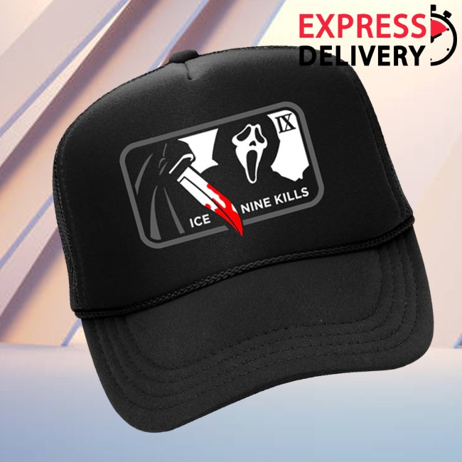 Ink Store Merch Ghostface Trucker Splat 3 Ink Store Merch Ghostface Trucker Splat