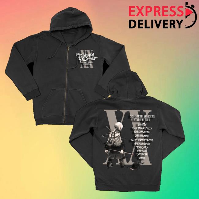 My Chemical Romance Merch Store Shop The Black Parade Tour Zip Hoodie 2 My Chemical Romance Merch Store Shop The Black Parade Tour Zip Hoodie
