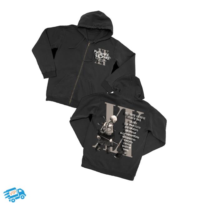 My Chemical Romance Merch Store Shop The Black Parade Tour Zip Hoodie 3 My Chemical Romance Merch Store Shop The Black Parade Tour Zip Hoodie
