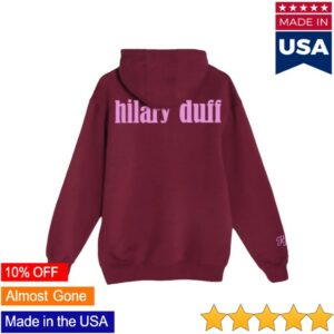 Hilary Duff Store Merch Mature Photo Hoodie