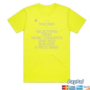Bon Iver Store Merch Shop Volumes V1 Tee