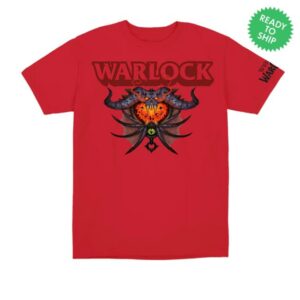 Blizzard Gear Merch Store Shop World Of Warcraft Warlock Crest Red T-Shirt