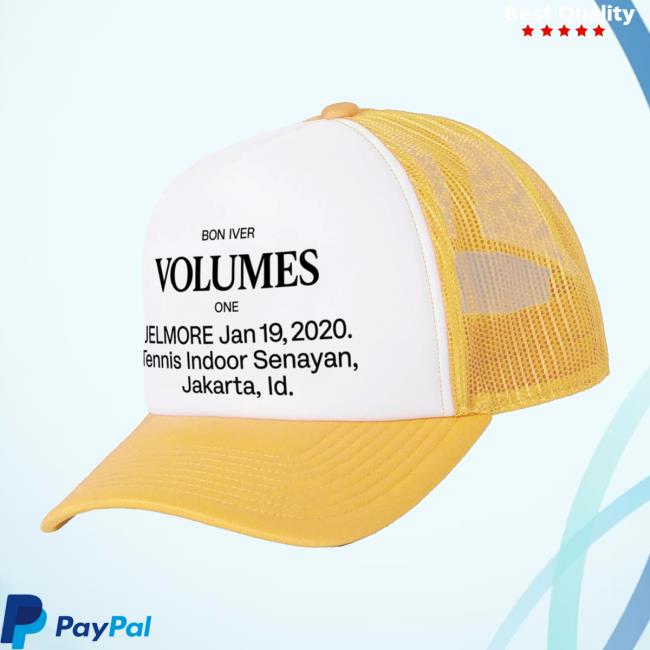 Bon Iver Merch Store Volumes Trucker Hat 3 Bon Iver Merch Store Volumes Trucker Hat