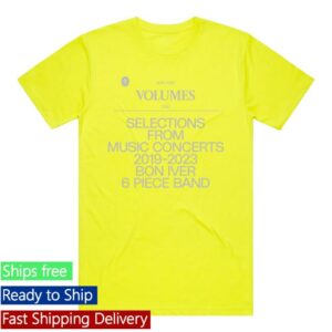 Bon Iver Merch Store Volumes V1 Tee