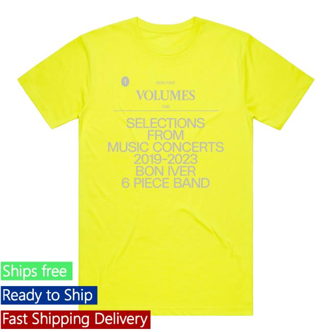 Bon Iver Merch Store Volumes V1 Tee 2 Bon Iver Merch Store Volumes V1 Tee