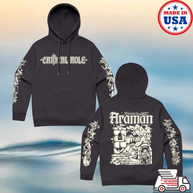 Critical Role Merch Store Welcome To Araman Pullover Hoodie 5 Critical Role Merch Store Welcome To Araman Pullover Hoodie