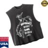 Bailey Zimmerman Store Merch Dnsr Black Cropped Muscle Tank