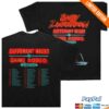 Bailey Zimmerman Store Merch Different Night Same Rodeo 2026 Tour Black Tee
