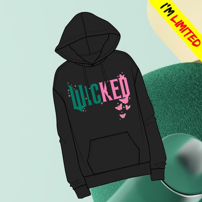 Republic Records Merch Store Glinda & Elphaba Logo Split Juniors Hoodie 3 Republic Records Merch Store Glinda & Elphaba Logo Split Juniors Hoodie