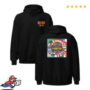 Acdc Store Merch Shop Brazil Pwr Up Tour T-Shirt
