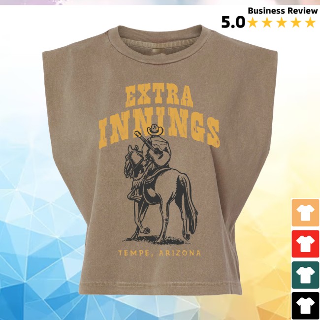 Innings Festival Store Merch Women's Cowboy Lineup Crop Tank 5 Innings Festival Store Merch Women's Cowboy Lineup Crop Tank