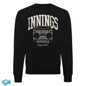 Innings Festival Store Merch Boombox Pullover Crewneck Sweatshirt