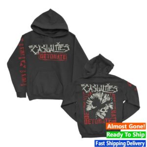 The Casualties Merch Store Detonate Pullover Hoodie Black