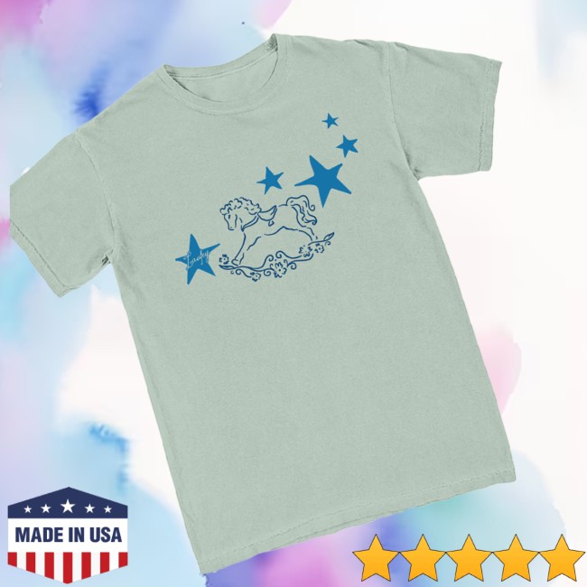 Laufey Music Store Merch Carousel Horse Tee 3 Laufey Music Store Merch Carousel Horse Tee