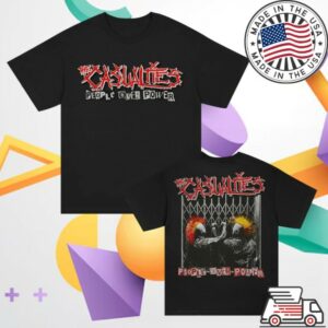 The Casualties Official Store Merch People Over Power T-Shirt (Black)