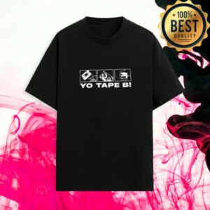 Tapebbeats Store Merch Tape B – Yo Tape B Tee – Black