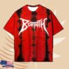 Beartooth Merch Store Shop Snake On My Back Red Dye Tee