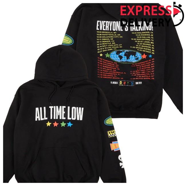 All Time Low Store Merch Everyones Talking Na Dateback Hoodie 10 All Time Low Store Merch Everyones Talking Na Dateback Hoodie