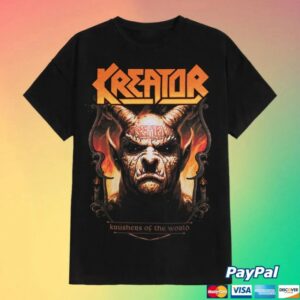 Impericon Store Merch Kreator – Krushers Of The World Demon Crest – T-Shirt