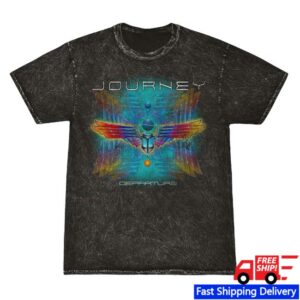 Journey Music Merch Store Departure Mineral Wash Tee