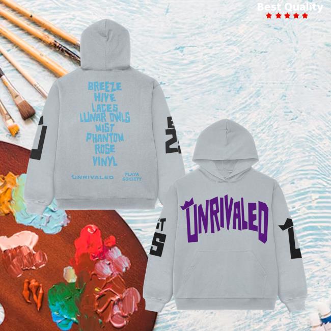 Unrivaled Basketball Merch Store Playa Society X Unrivaled All-League Hoodie 5 Unrivaled Basketball Merch Store Playa Society X Unrivaled All-League Hoodie