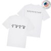 Waste Merch Store Semaphore Crew White T-Shirt