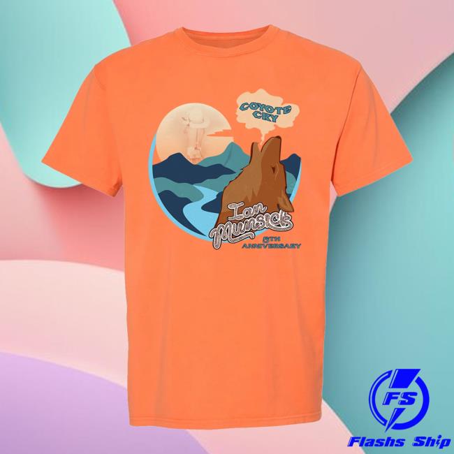 Ian Munsick Merch Store Coyote Cry 5Th Anniversary T-Shirt 2 Ian Munsick Merch Store Coyote Cry 5Th Anniversary T-Shirt