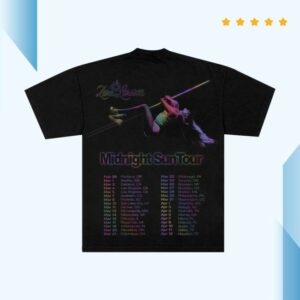 Zara Larsson Store Merch Midnight Sun Photo Tour Tee