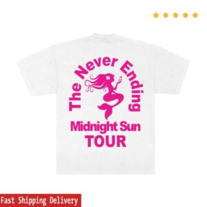 Zara Larsson Store Merch Midnight Sun Never Ending Tour Tee